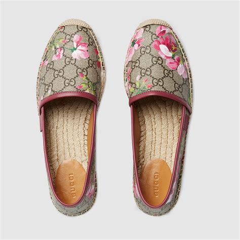 gucci pink espadrilles|gucci espadrilles blooms.